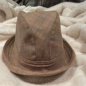 Kangol Mens Heritage Check Player Fedora Cap Hat Large